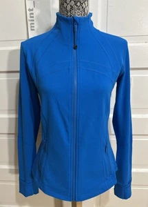 Chaqueta Usada en Excelente Condición🌟Lululemon Define *Luon Talla 12 Azul Junto a la Piscina Ajuste Favorecedor $138 - Imagen 1 de 6