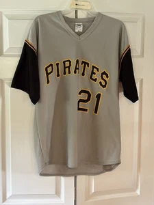Herren Roberto Clemente Pittsburgh Pirates Weste Stil Trikot in XL - Bild 1 von 2