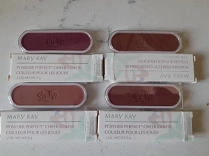 MARY KAY 4 Pc Perfect Powder Cheek Color Teaberry Mulberry Apple Walnut Cashmere - Picture 1 of 5