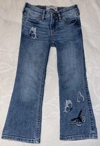 Abercrombie Kids Low Rise Boot Jeans Size 5/6 Short  - Picture 1 of 6