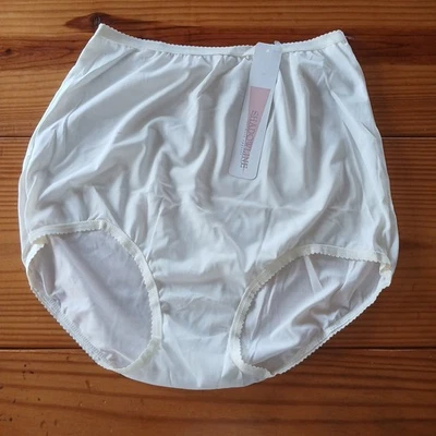 Ropa interior Shadowline para mujer calzoncillo completo sin costuras nailon sedoso sin forro de algodón talla 6 Foto 1 de 4