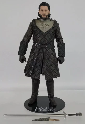 McFarlane Game Of Thrones Jon Snow Stark 6” Figure Complete Dragonglass Longclaw Cover