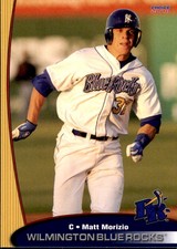 2008 Wilmington Blue Rocks Choice #18 Matt Morizio Waltham Massachusetts MA Card