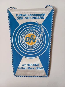 Länderspiel DDR DFV Wimpel - Ungarn 1973 - Bild 1 von 1