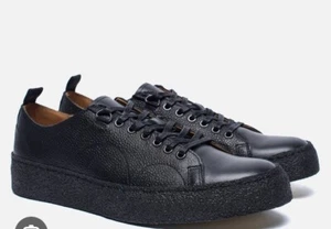 Fred Perry George Cox Creeper Scotch Leder Schnürschuhe Sneaker Schwarz Größe UK 7 - Bild 1 von 8