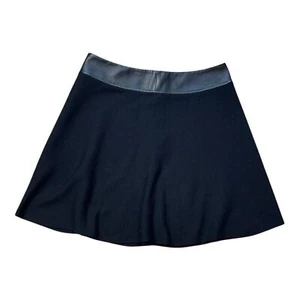 Mini falda patinadora Theory Doreene L Harmony lana piel de cordero línea A talla S - Imagen 1 de 7
