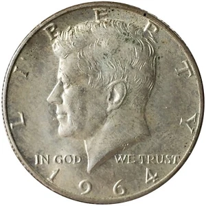 1964 D Kennedy Half Dollar 90% SILVER US Mint Coin # 0332 - Picture 1 of 2