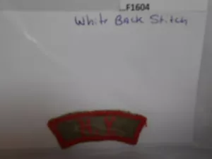 N.Y. STATE STREIFEN KHAKI & ROT WEISS RÜCKENSTICH F1604 - Bild 1 von 1