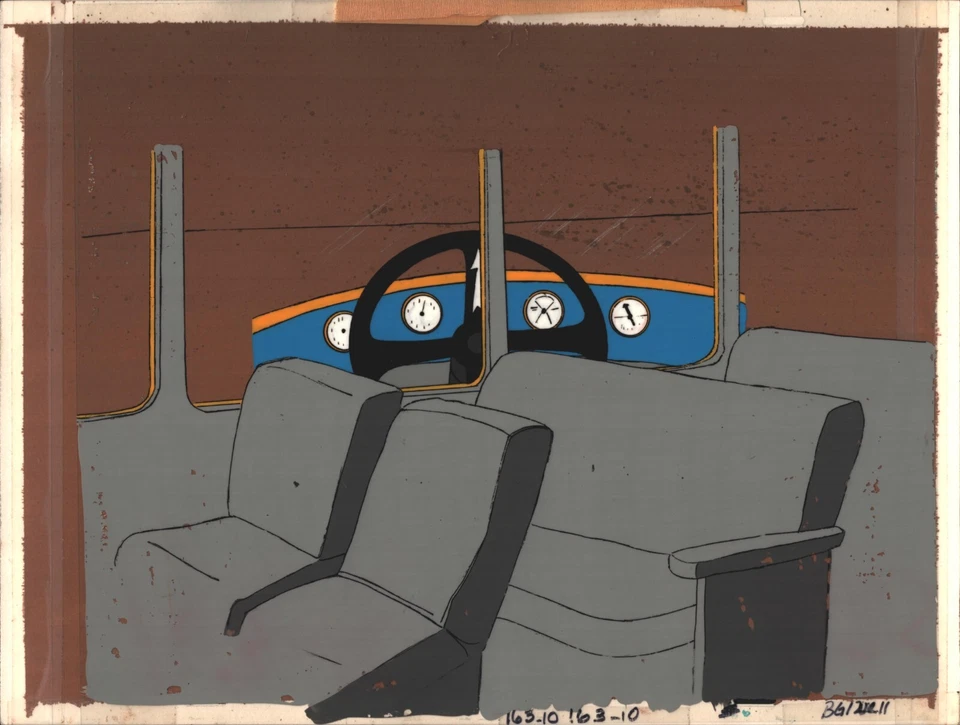 Super Globetrotters Production Animation Background Hanna Barbera 1979 A-12 - Image 1 of 1