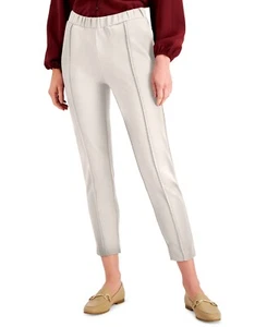 Alfani Womens Petite Solid Seamed Cropped Pants Size PL - Picture 1 of 8