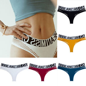 Women's Panties Sports Underwear Fashion Mesh Lingerie Hot G-String Thong Sexy
