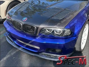 2001-2006 BMW E46 M3 Only 2Dr A Style Carbon Fiber CF Front Bumper Lip - Bild 1 von 4