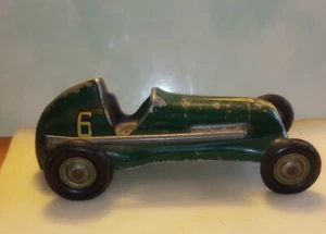 Vintage Thimble Drome Special L.M. Cox Green #6 Car w/ Side Pipe-Original Owner - Picture 1 of 13