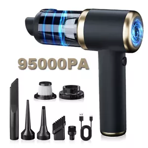 Car Vacuum Cleaner Portable Powerful Strong Suction Handheld Cleaning Machine - Picture 1 of 15