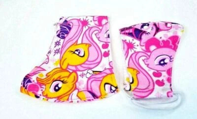 2 FACE COVER Adult Teen kids Ponies Pink twilight pony little MLP MASK WASHABLE - Image 1 of 4