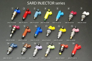 INYECTOR DE SARDA ORIGINAL 800cc x 4 PARA Lancer Evolution II CE9A (4G63) 63566 x 4 - Imagen 1 de 1