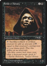 Soldevi Adnate (B) Alliances NM Black Common MAGIC THE GATHERING CARD ABUGames