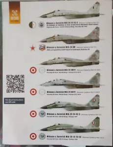 Antarki Decals 1/32 MiG-29 (9-13) S/SE/SMP/UBP - Picture 1 of 2