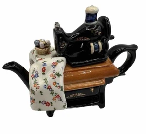Vintage Cardew Design Mini “Infusion” Sewing Machine Teapot made in England RARE - Picture 1 of 9