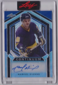 2023 LEAF METAL CONTINUUM AUTOGRAPH 6/40 MARCEL DIONNE #MC-125 LOS ANGELES KINGS - Picture 1 of 2