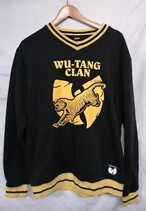 WU TANG CLAN Felpa Maglione Nero Manica Lunga Primark Maglione Uomo Taglia UK XXL - Foto 1 di 10