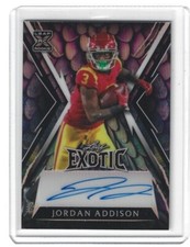 2023 Leaf Exotic Jordan Addison Dragon Prismatic Auto BA-JA1 2/2 SSP