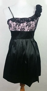Alyn Paige Juniors Dress Size 5 6 Floral Lace Multicolor Party Tulle Prom Tie - Picture 1 of 5