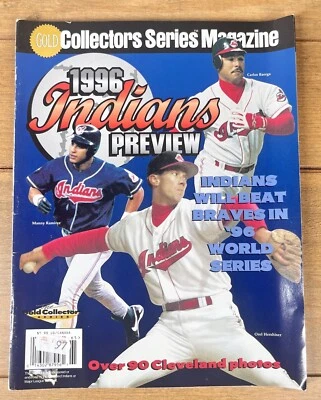 Cleveland Indians Baseball 1996 Gold Collectors Series Preview MLB - Image 1 of 4