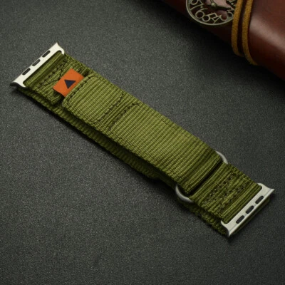 Rugged Nylon Watch Band Starp For Apple Watch Ultra 2 49mm Series 10 9 46mm 45mm - Image 1 of 4