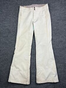 The North Face Snowboard Pants Women's Small White Pocket Ski Snow Insulated