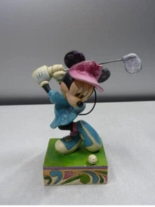 Disney Traditions Jim Shore Enesco Minnie Mouse I'd Rather Be Golfing - Picture 1 of 1