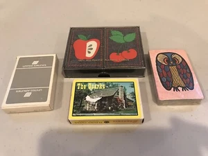 Vintage Playing Cards Lot of 5 Decks Good Condition - Picture 1 of 9
