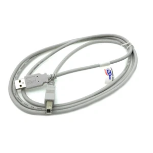 6ft USB Cord WHT for HP DESKJET 3050A 3051A 3052A 3054A 3055A 3056A PRINTER - Picture 1 of 1