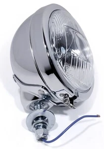 Fernscheinwerfer Chrom Zusatzscheinwerfer Spotlight Chopper Oldtimer US Car Auto - Picture 1 of 6