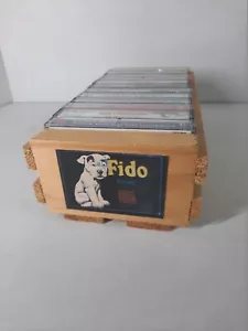 Vtg Napa Valley Audio Cassette Crate Storage Holds 12 Cassettes FIDO Label - Picture 1 of 5