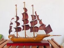 Sailing Ship Gift onament Wooden Hand Craft