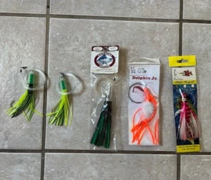 5 Saltwater offshore fishing lures for trolling Mahi, Tuna, Dophin - Picture 1 of 5