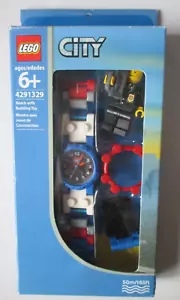 4291329 LEGO Wrist Watch with Building Toy City Police BOXED EXCELLENT CONDITION - Picture 1 of 2