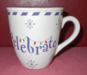 Royal Norfolk OVERSIZE CELEBRATE MUG CUP CHRISTMAS Heavy Ceramic + - Picture 1 of 7