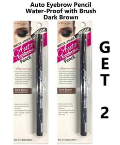 ( 2PK)GET 2 Dark Brown Magic Perfect Waterproof Eyebrow Auto Pencil with Brush - Picture 1 of 3