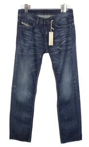 Diesel Viker Regular_Straight 0885s Herrenjeans W30/L34 Zerrissen Whiskers Neu - Bild 1 von 11