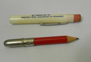 Vintage ADA American Dairy Association of Wis. Advertising Bullet Pencil - 2D - Picture 1 of 6