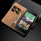  Luxury Pu Leather Case For HTC Wallet Shockproof Cover Flip