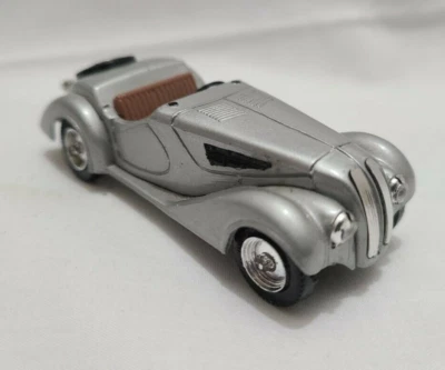 Coche modelo Vitesse escala 1/43 / BMW 328 descapotable / plateado Foto 1 de 4