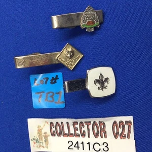 Boy Scout 3 Tie Bars Philmont Scout Ranch, Cub Scout, Scout Lot# TB1 2411C3 - Picture 1 of 3