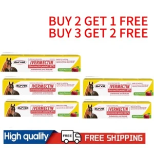 Durvet Paste Wormer 0.21 OZ Horse Dewormer Equine Vet Wormer-Discount Sale - Picture 1 of 9