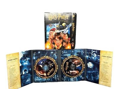 Harry Potter and the Sorccers Stone DVD 2 Disk Set 2001 - Image 1 of 4