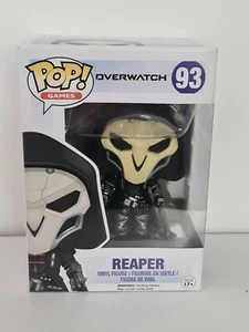 New Funko Pop! Games Action Figurine Black Overwatch 93 Reaper Vinyl Boxed - Picture 1 of 8