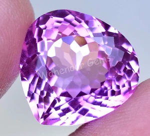 Natürlicher Mogok rosa Rubin 19,80 ct Birne zertifiziert makellos lose Edelstein - Bild 1 von 7