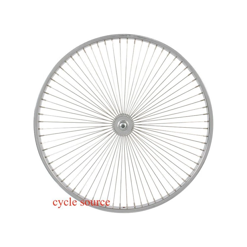 ENIX LOWRIDER CLASSIC 26" Steel Front Wheel 72 Spoke 14g Chrome